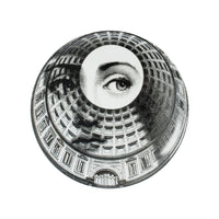 Tema e Variazioni n.380 porcelain plate - Black & White