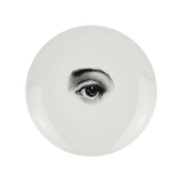 Assiette Tema e Variazioni n°386 en porcelaine - Noir & Blanc