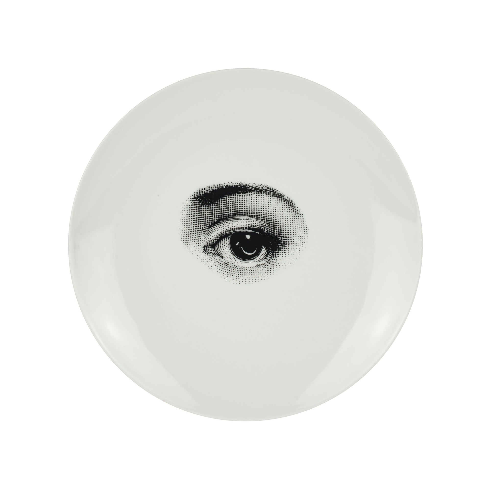 Assiette Tema e Variazioni n°386 en porcelaine - Noir & Blanc
