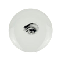 Assiette Tema e Variazioni n°387 en porcelaine - Noir & Blanc