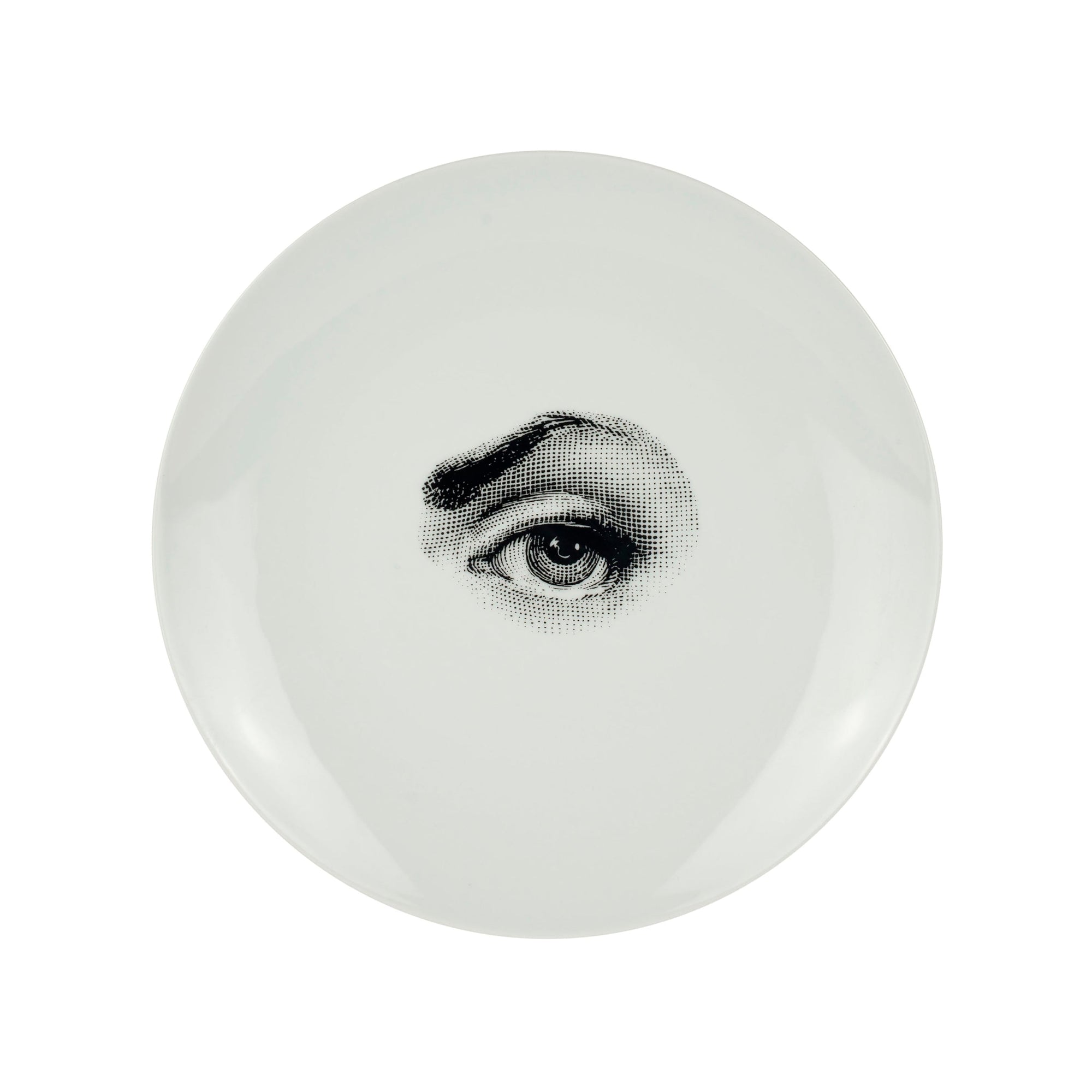 Assiette Tema e Variazioni n°387 en porcelaine - Noir & Blanc