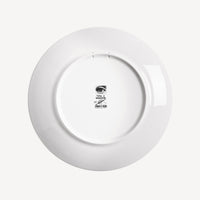 Tema e Variazioni n.381 porcelain plate - Gold & Black & White
