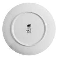 Assiette Tema e Variazioni n°403 en porcelaine - Or & Noir & Blanc