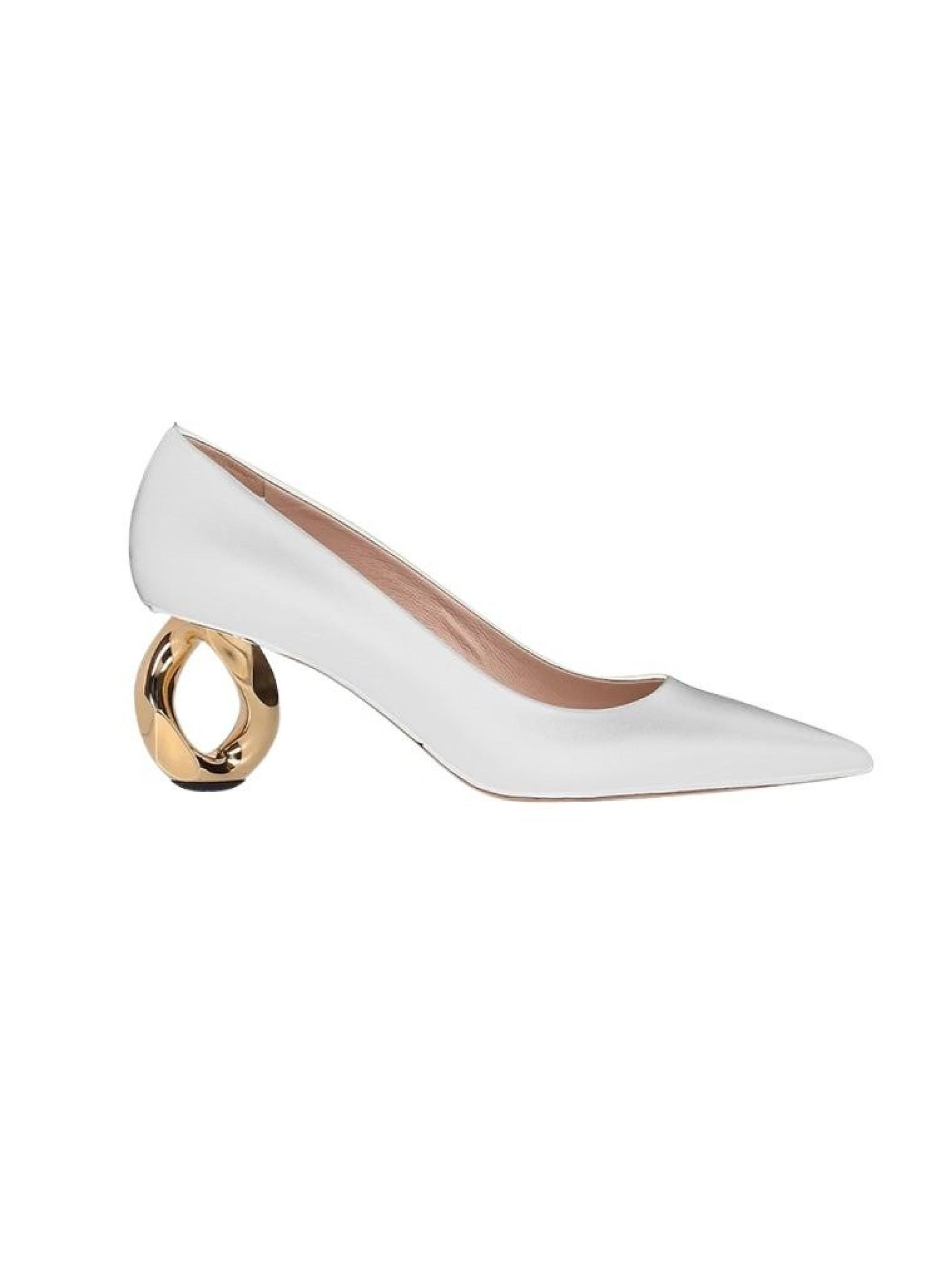 Escarpins 70 en cuir - White