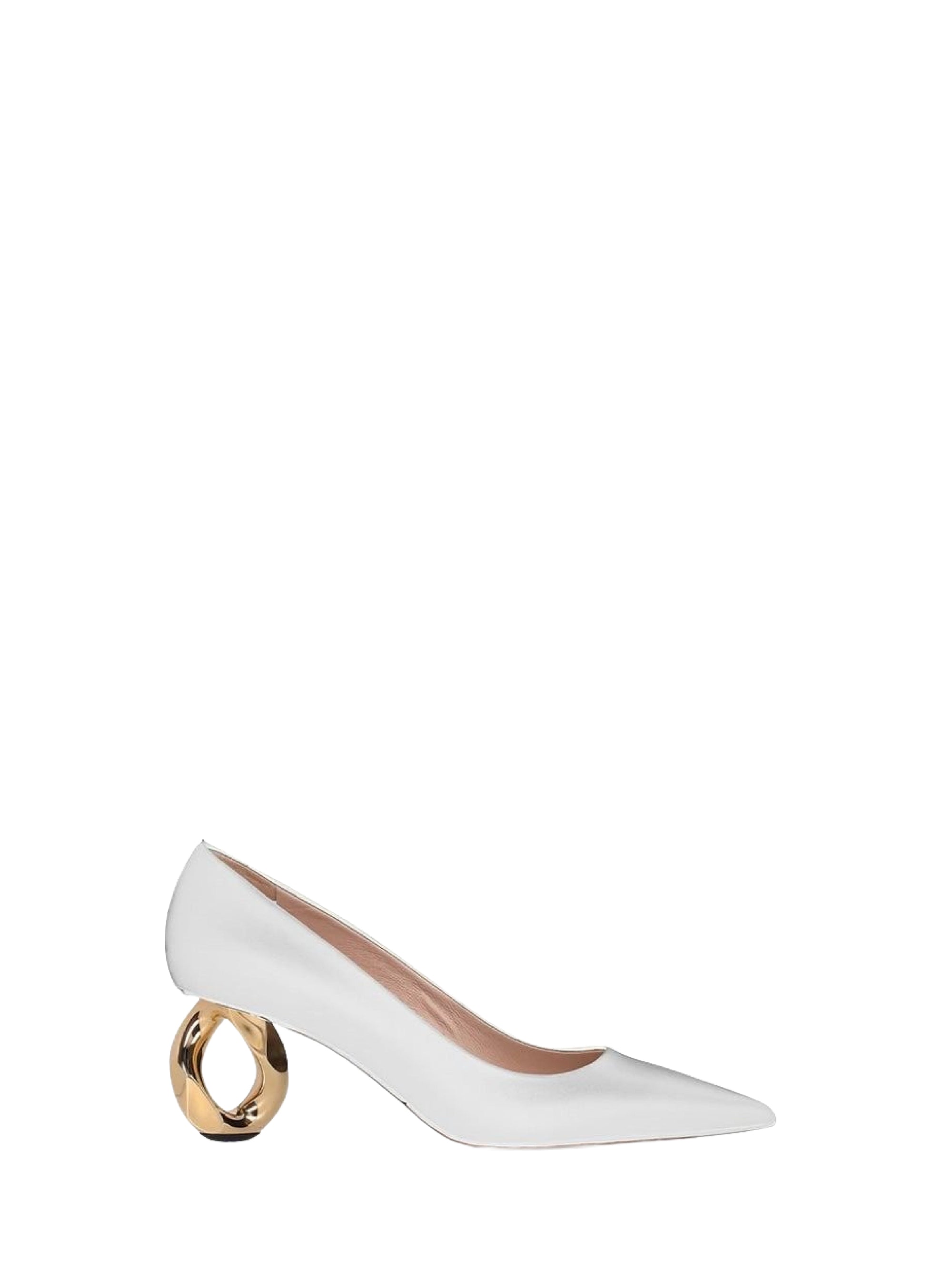 Escarpins 70 en cuir - White