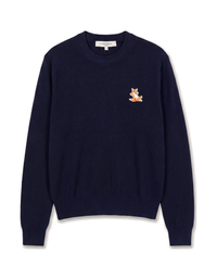 Chillax Fox Merino Regular Jumper - Ink Blue