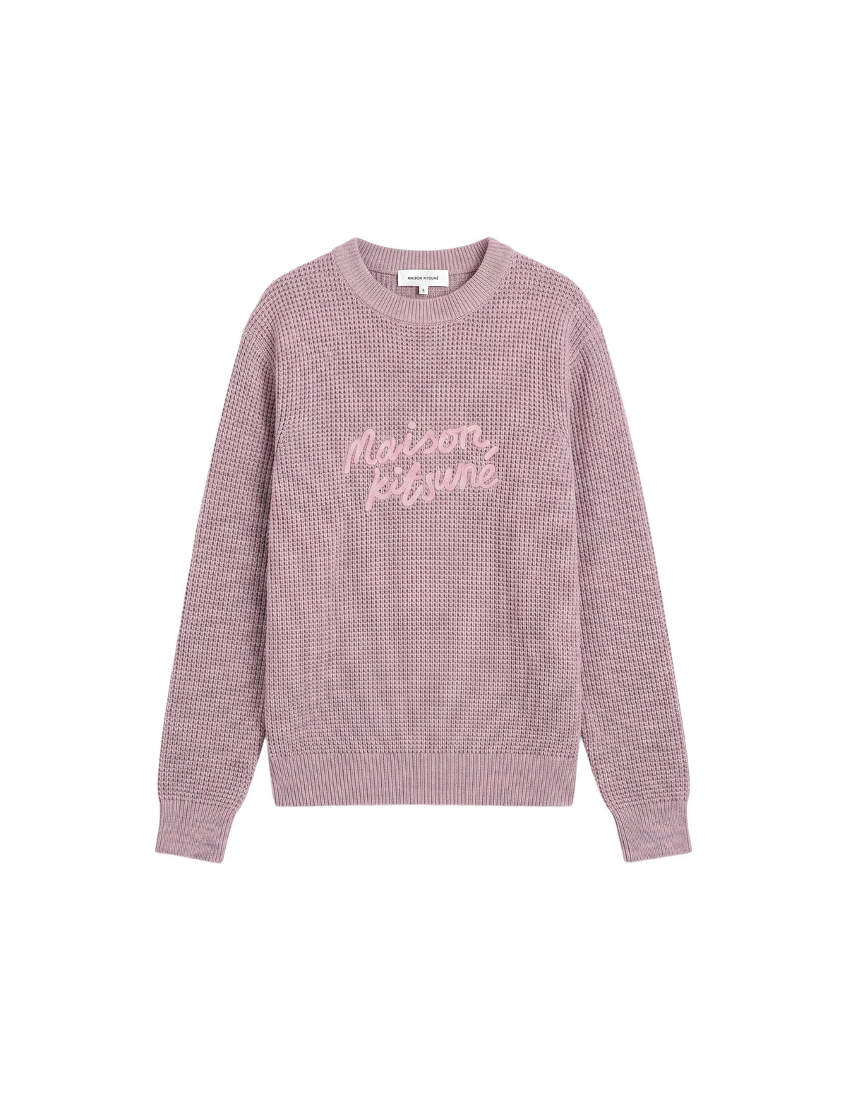 Pull gaufré Handwriting - Light Purple