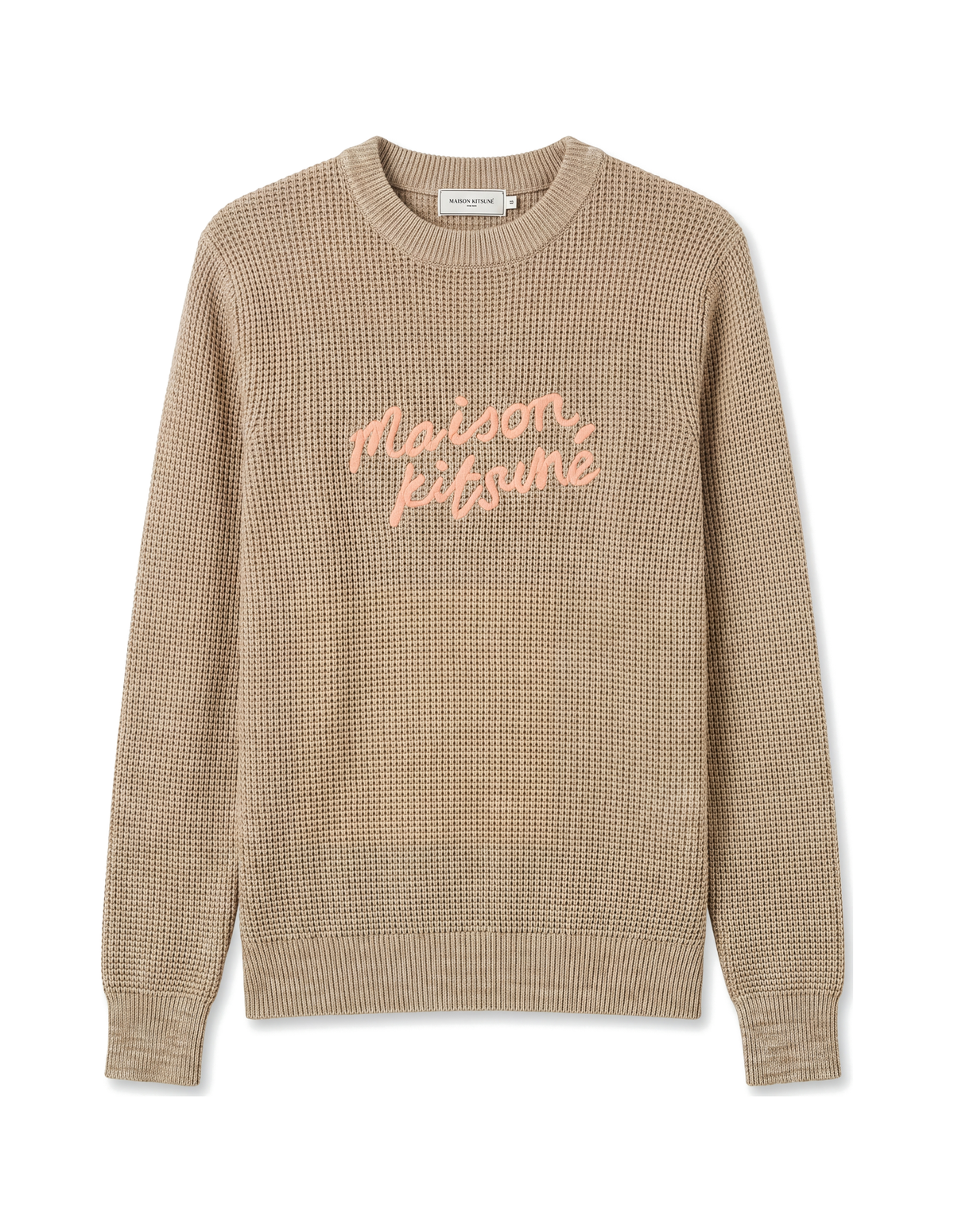 Pull gaufré Handwriting - Green Tea