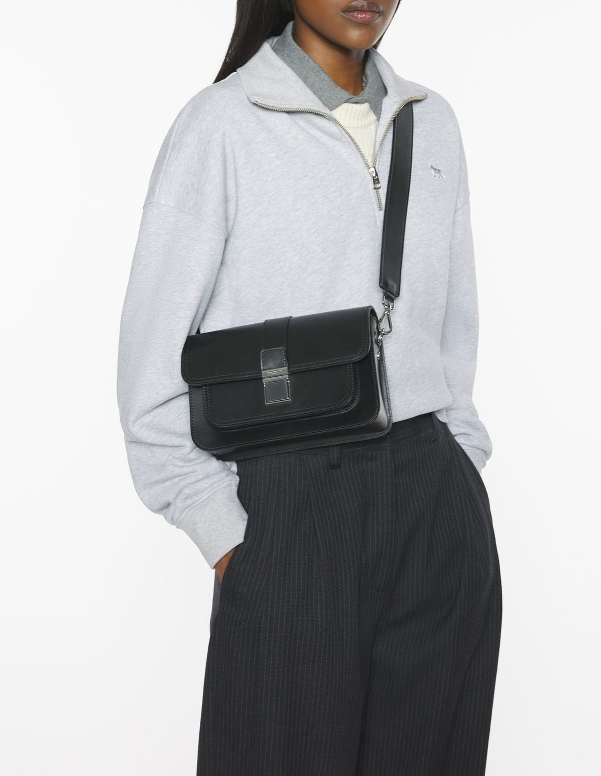 Sac Casey en cuir - Black
