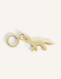 Profile Fox Charm - Light Gold