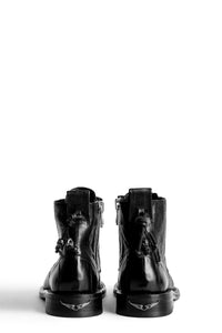 Laureen Roma leather ankle boots - Black