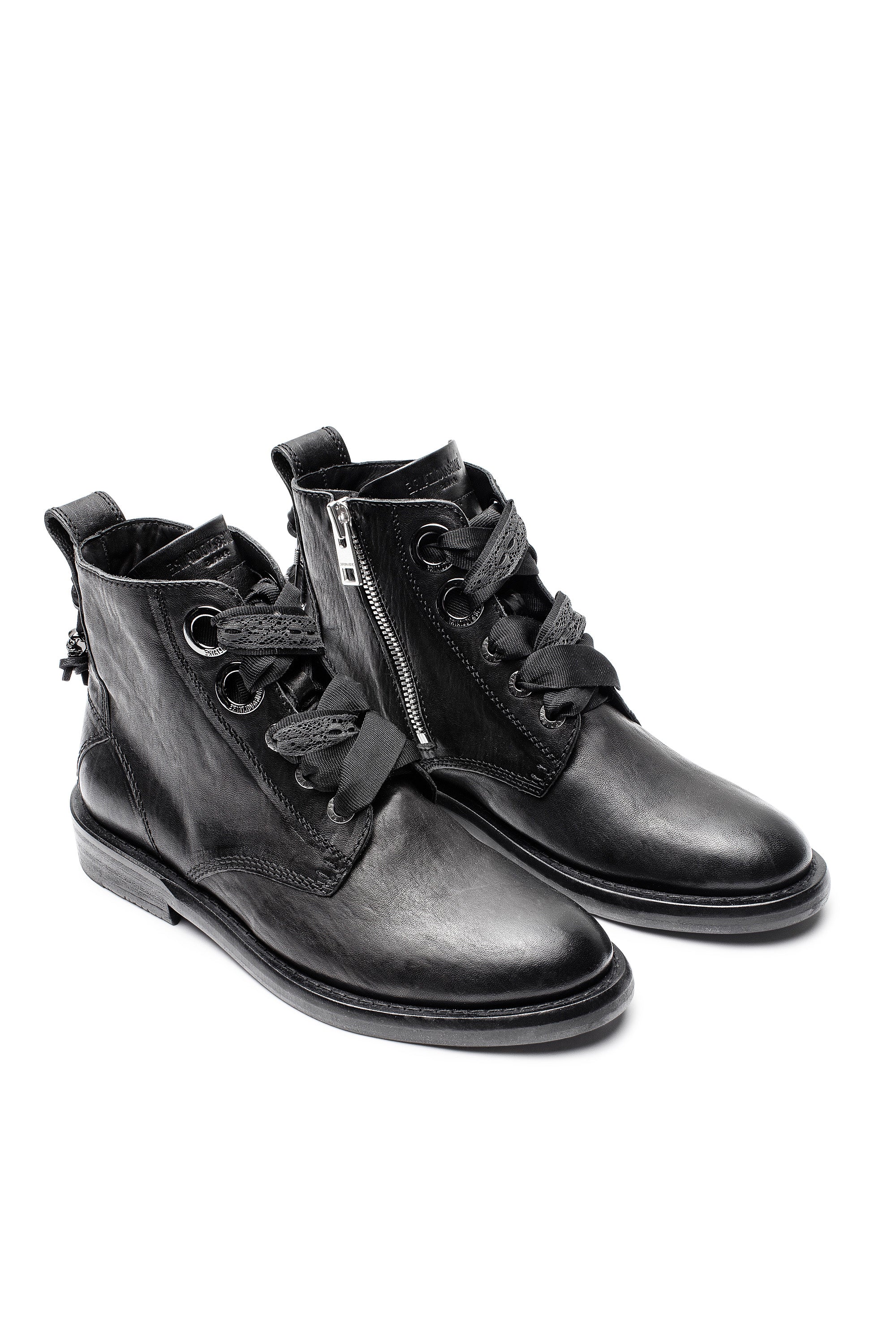Laureen Roma leather ankle boots - Black
