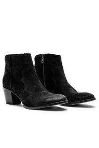 Bottines Molly Suede en cuir - Noir