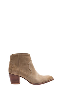 Molly Suede leather ankle boots - Taupe