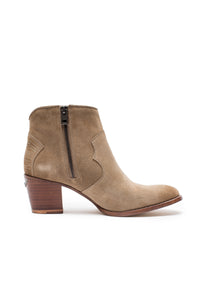 Molly Suede leather ankle boots - Taupe