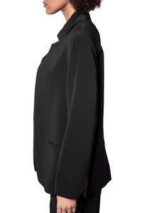 ZHORS LIGNE NOIR VOLLY CREPE VESTE PERMANENT