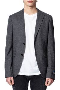 Veste Viks en laine - Anthracite