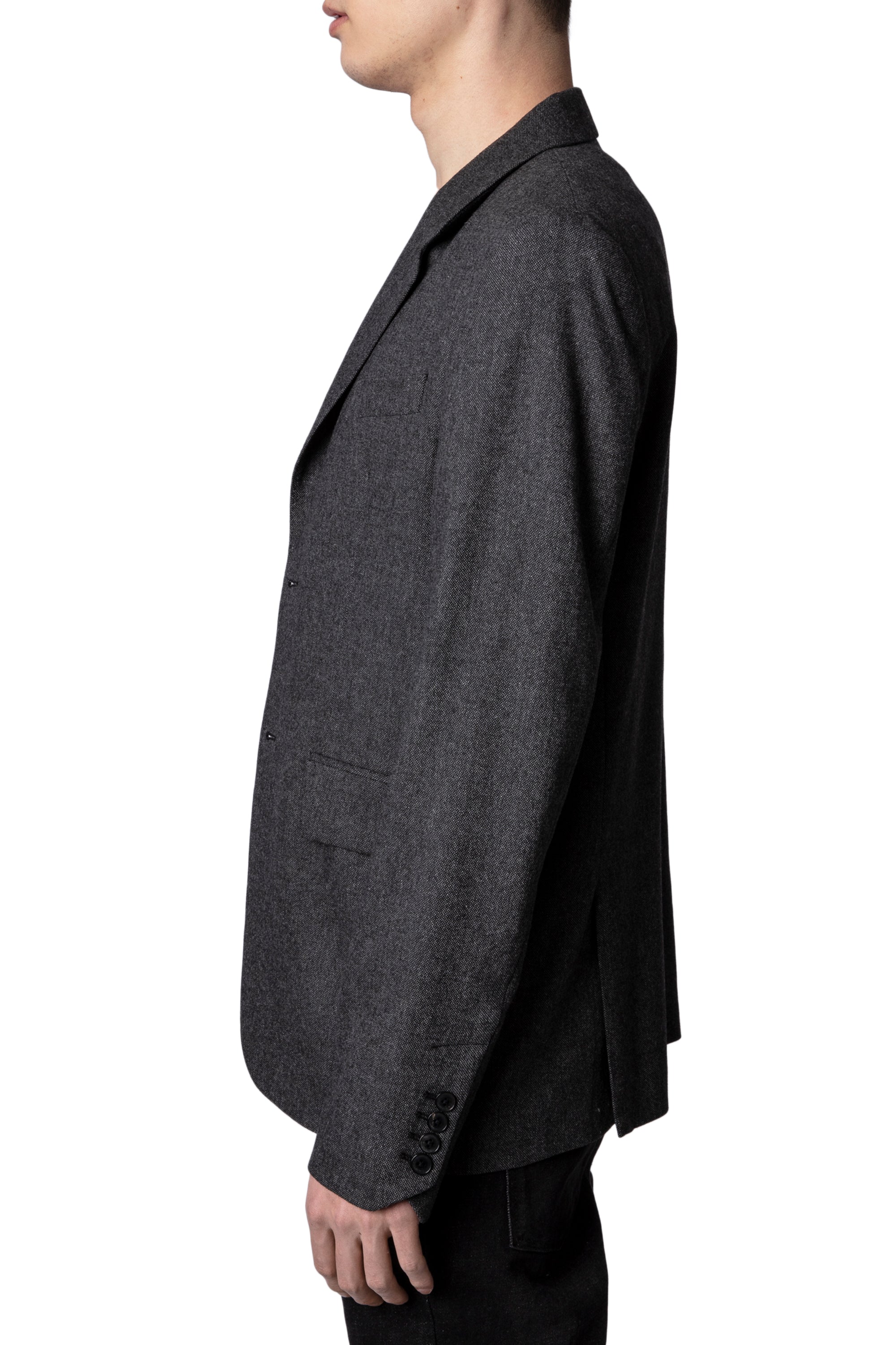 Veste Viks en laine - Anthracite