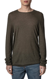 Pull Teiss en cachemire - Kaki