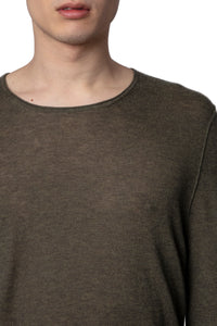 Pull Teiss en cachemire - Kaki