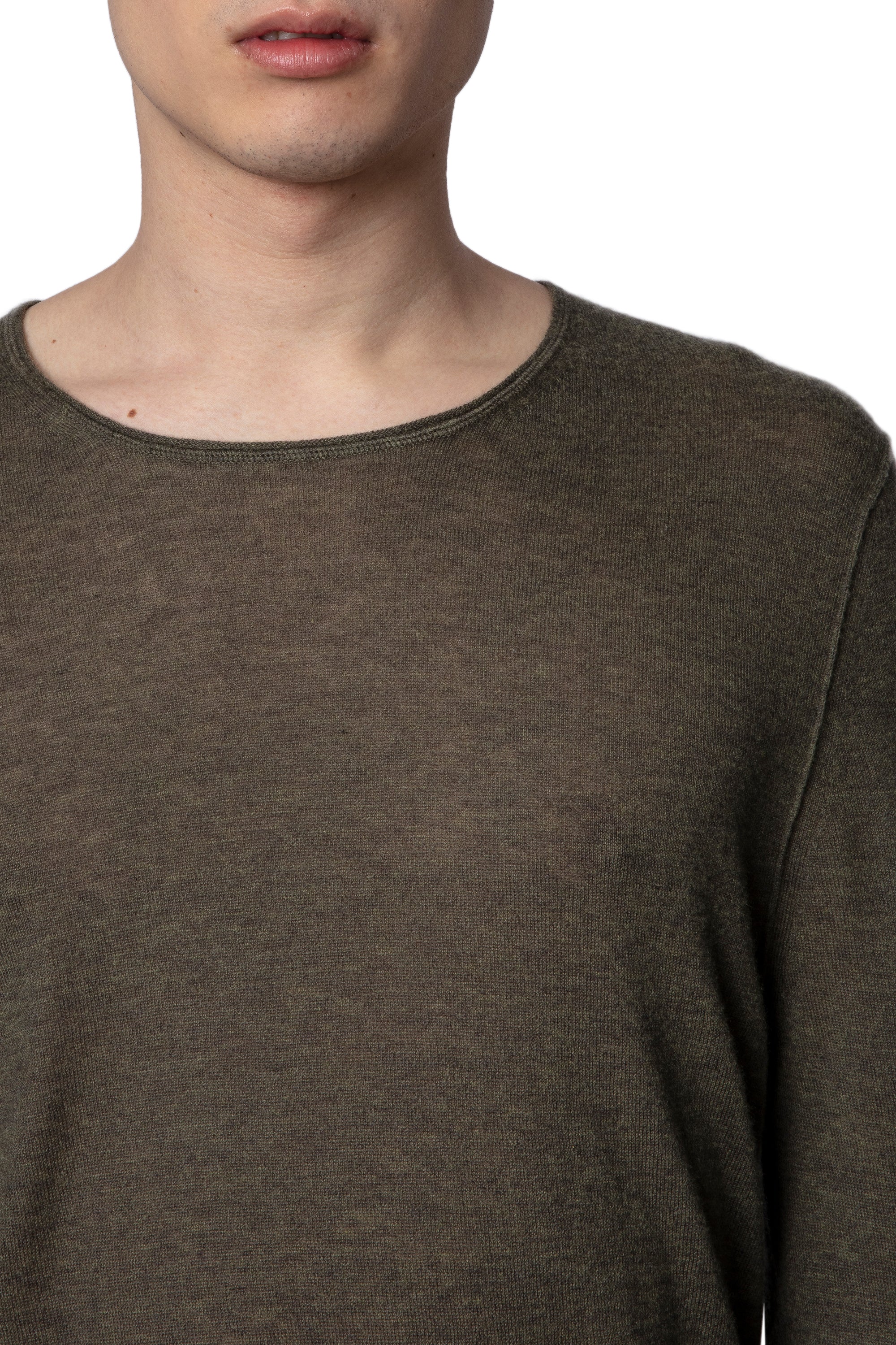 Pull Teiss en cachemire - Kaki