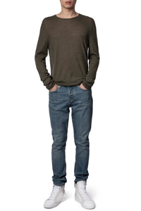 Pull Teiss en cachemire - Kaki