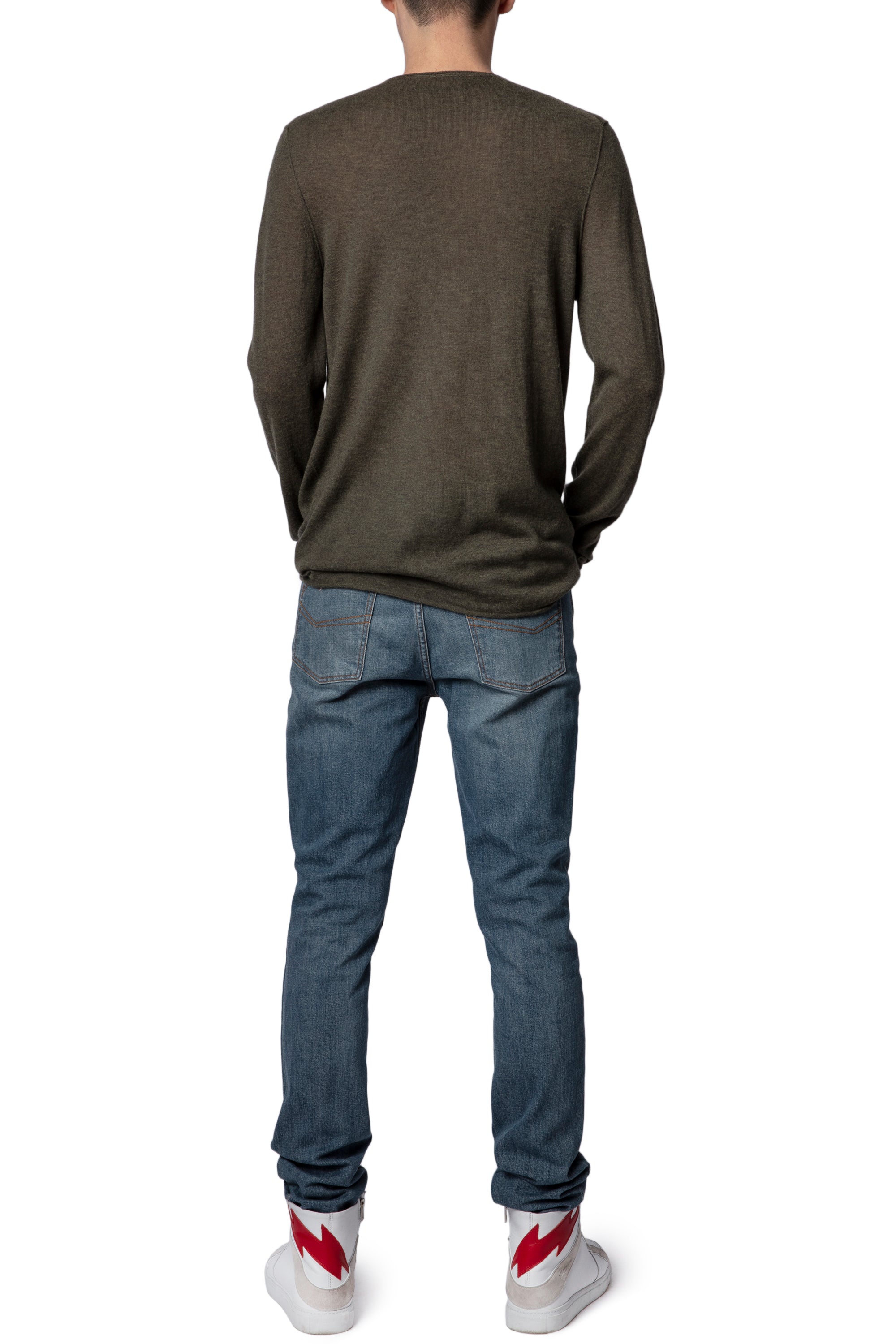 Pull Teiss en cachemire - Kaki