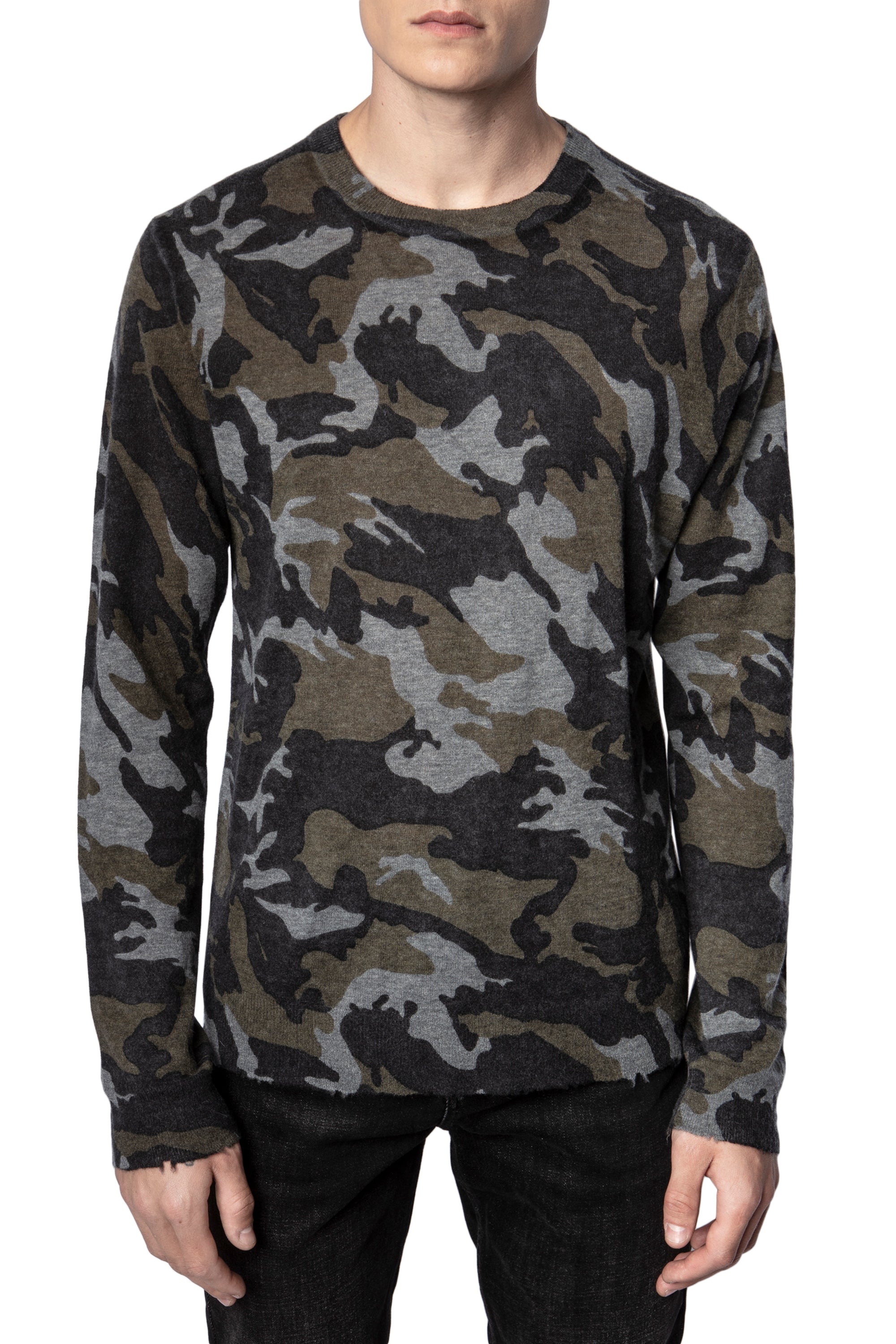 Pull Kennedy Bis en cachemire - Fougere