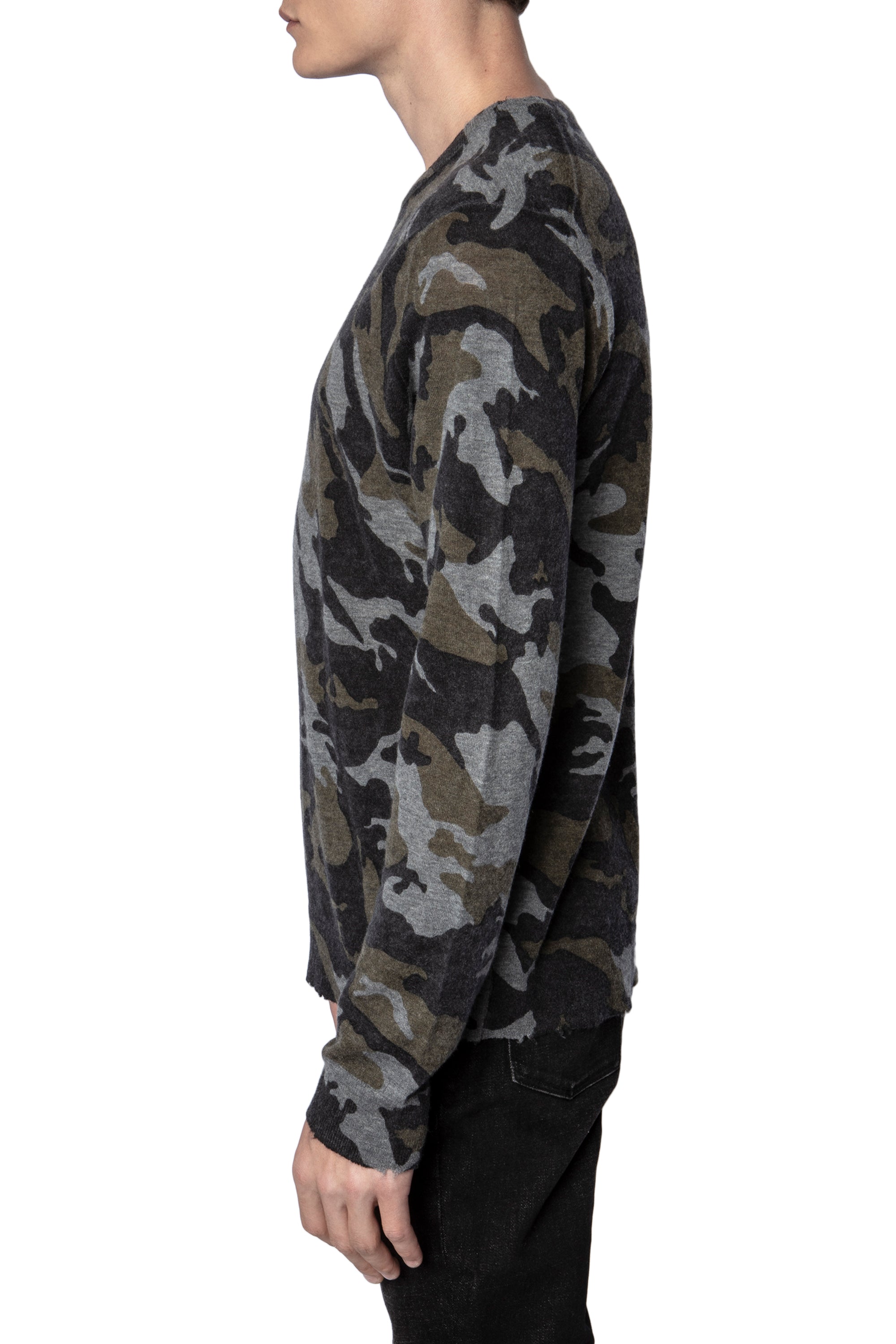 Pull Kennedy Bis en cachemire - Fougere