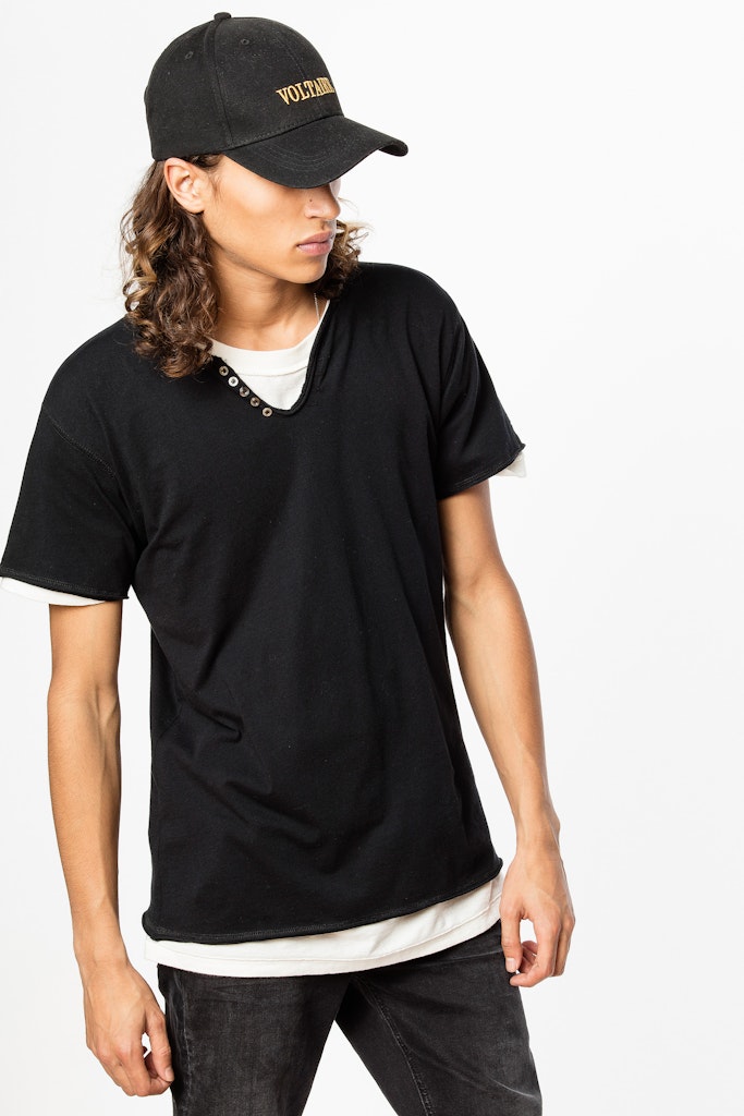ZHORS LIGNE NOIR MONASTIR MC TUNISIEN ML COTON