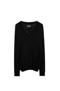 Pull Brume en cachemire - Noir