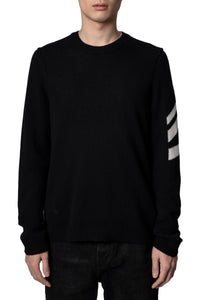 Pull Kennedy Arrow en cachemire - Noir