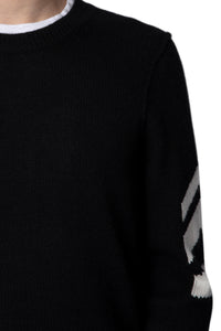 Pull Kennedy Arrow en cachemire - Noir