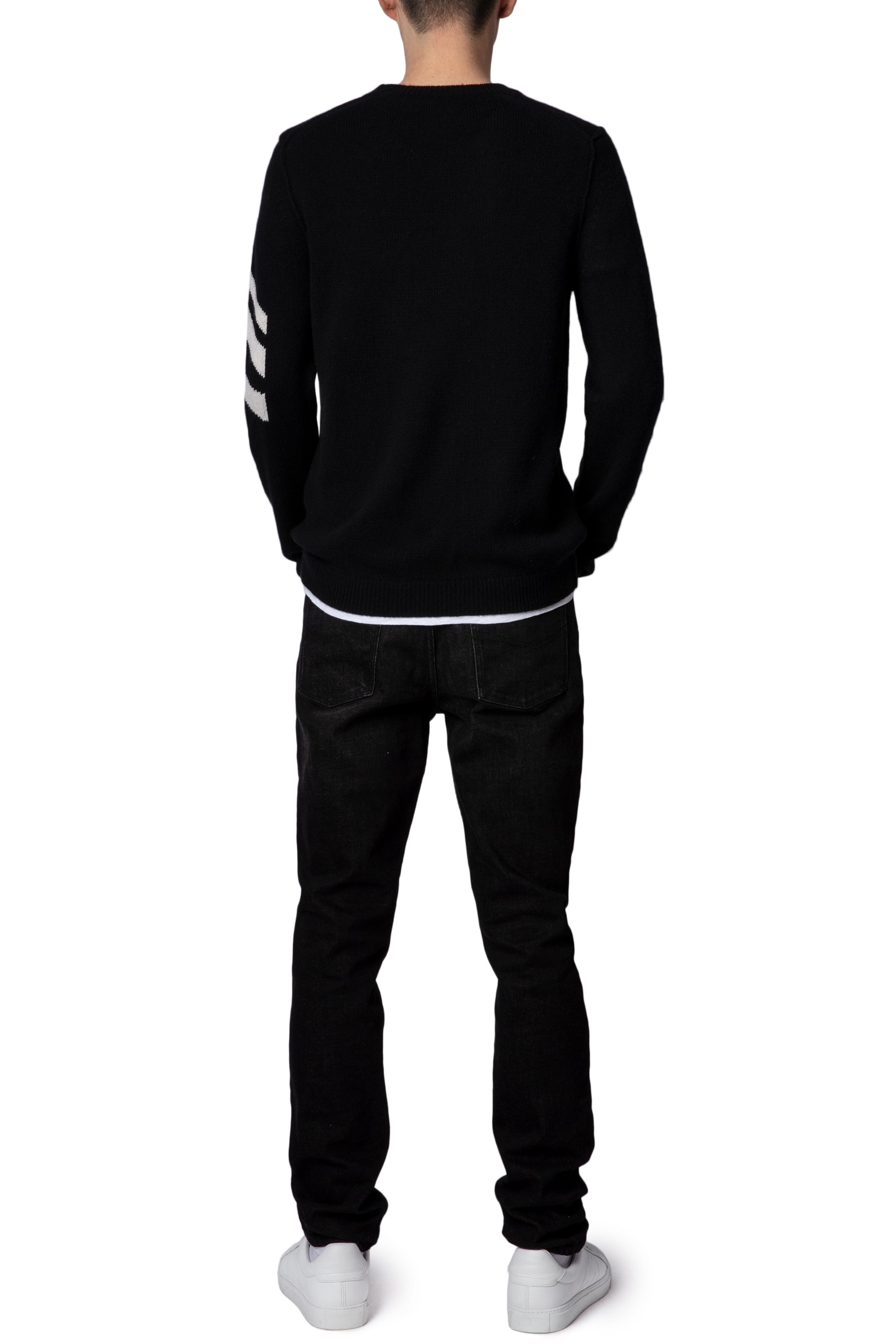 Pull Kennedy Arrow en cachemire - Noir