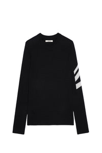 Pull Kennedy Arrow en cachemire - Noir