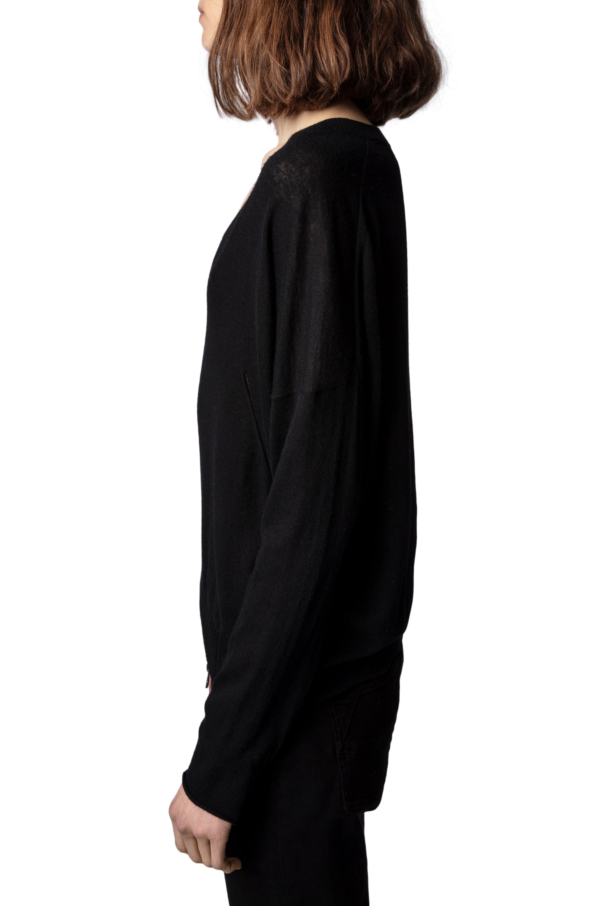 Pull Brumy en cachemire - Noir