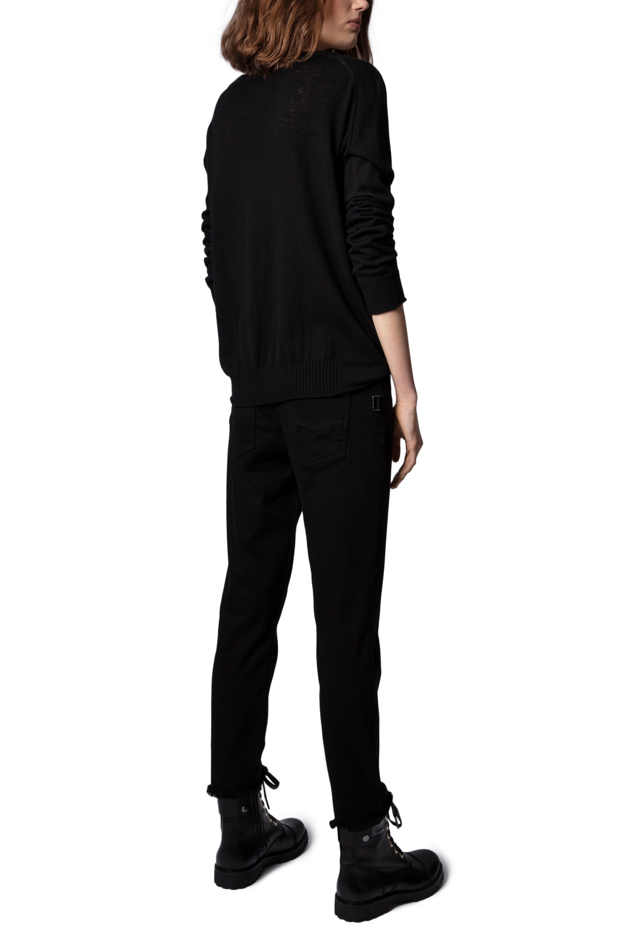 Pull Brumy en cachemire - Noir