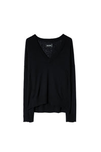 Pull Brumy en cachemire - Noir