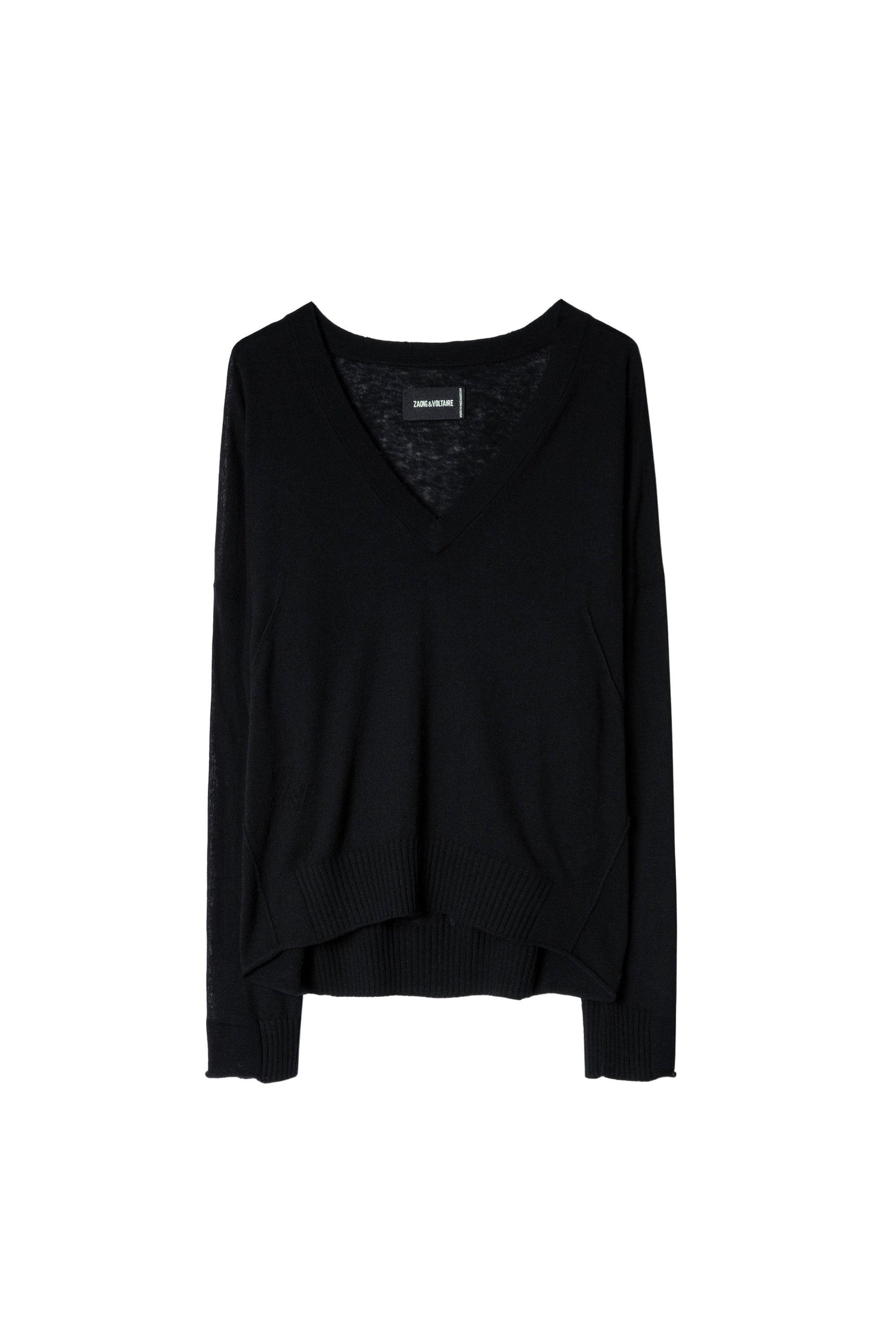 Pull Brumy en cachemire - Noir
