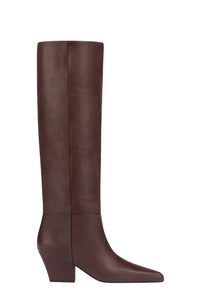 Bottes Jane 60 en cuir - Mocha