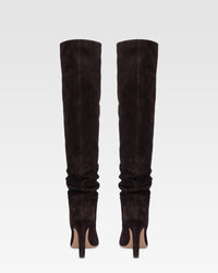 Bottes Elsa 100 en daim - Ebano