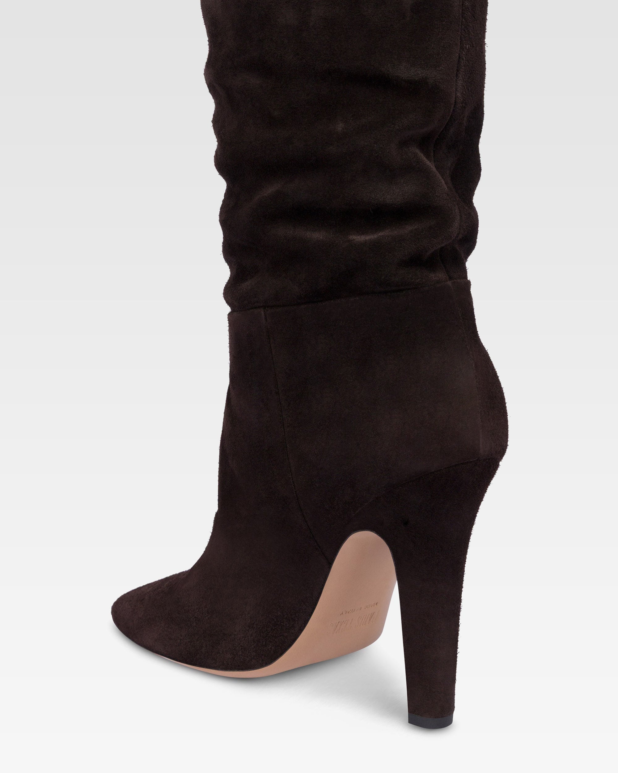 Bottes Elsa 100 en daim - Ebano