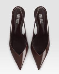 Slingbacks Lidia 70 en daim - Ebano