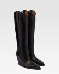 Bottes El Dorado en cuir - Black