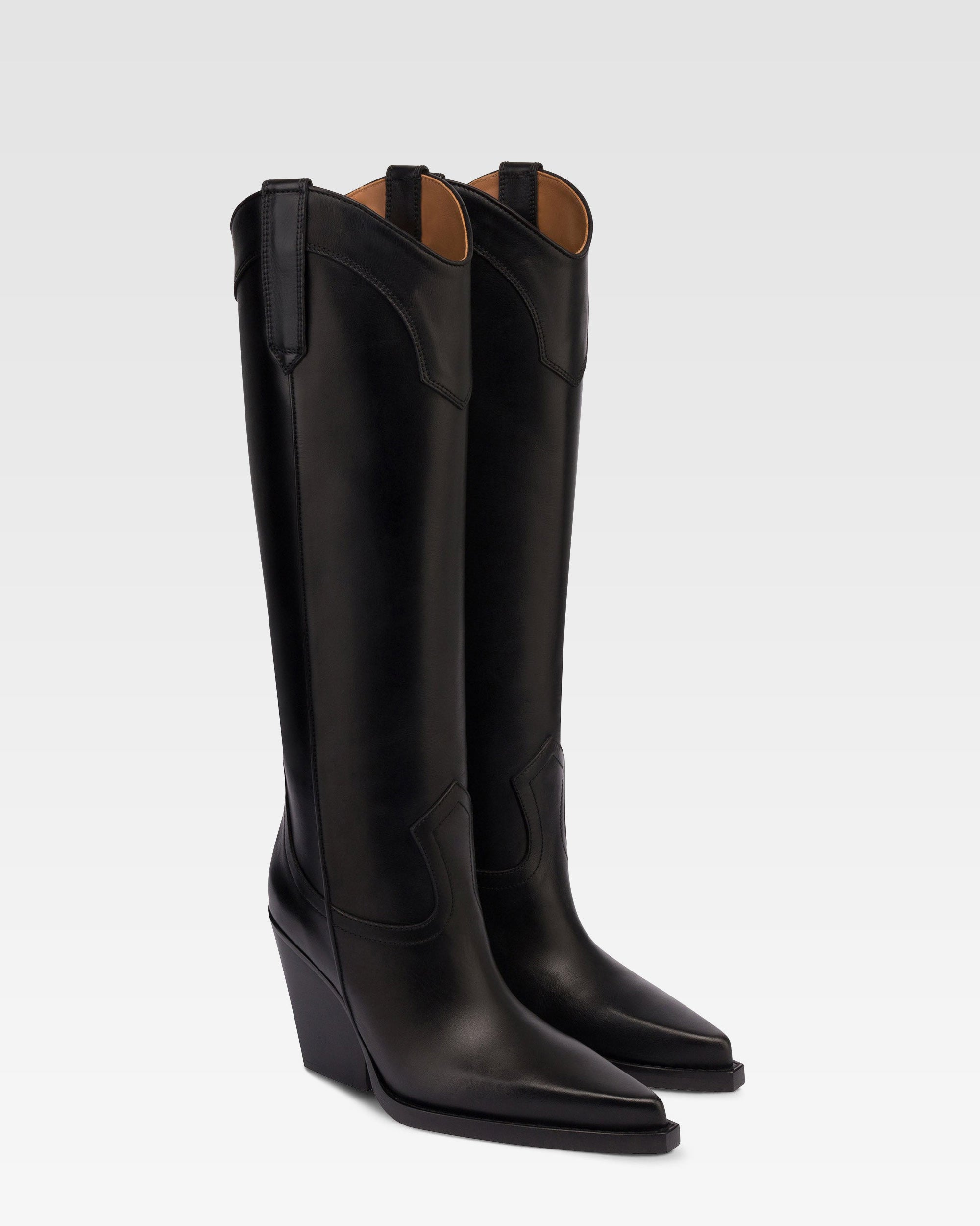 Bottes El Dorado en cuir - Black