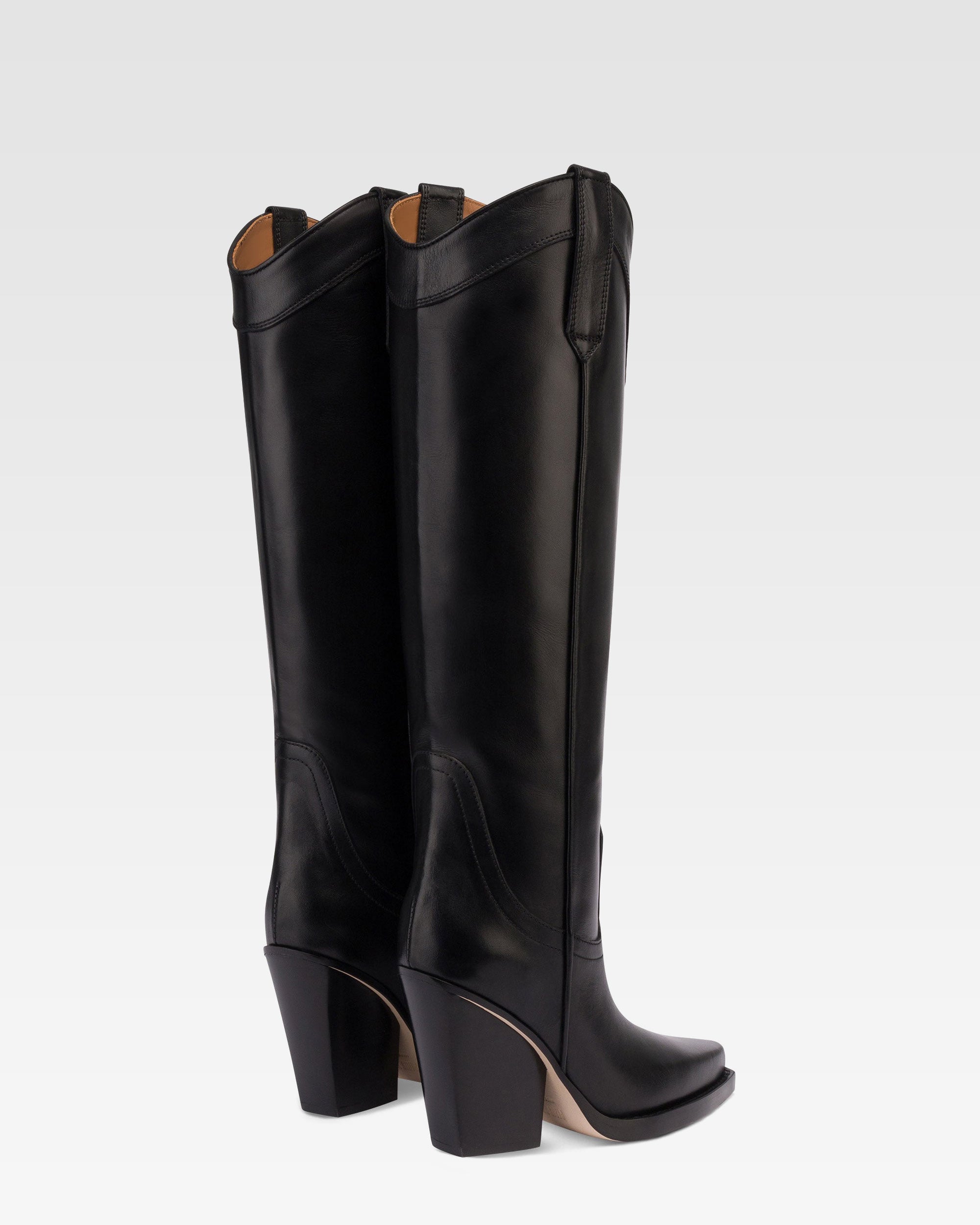 Bottes El Dorado en cuir - Black