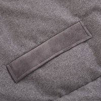 Doudoune longue à empiècem en cachemire - Gris