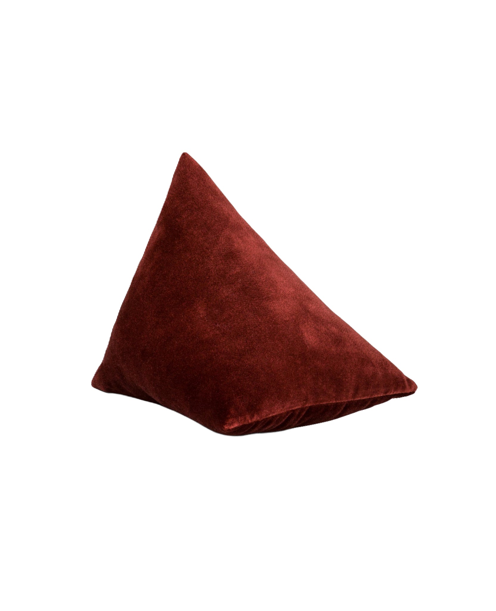 Coussin Divino en velours - Bordeaux