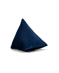 Coussin Divino en velours - Bleu marine