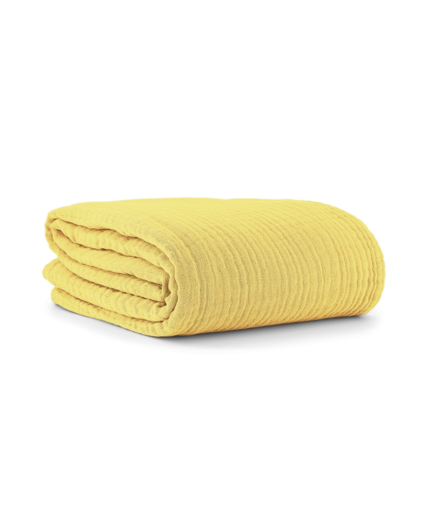 Plaid Copertina en gaze de coton - Jaune